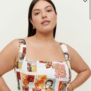 Reformation Vio Linen Top Es